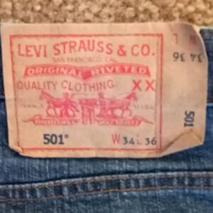 Men's Levi's 501 black